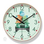 Horloge murale enfant dinosaure