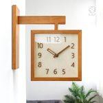 Horloge murale double face pour un style unique