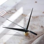 Horloge double face avec motif lunaire unique