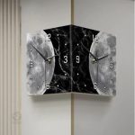Horloge double face, un charme nocturne pour votre mur