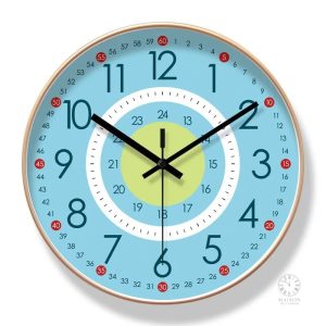 Horloge interactive pour enfants, aide à comprendre l'heure