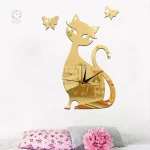 Horloge chat stylée pour les amoureux des félins