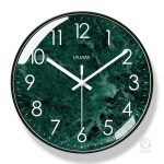 Horloge décorative en marbre noir pour toutes les pièces
