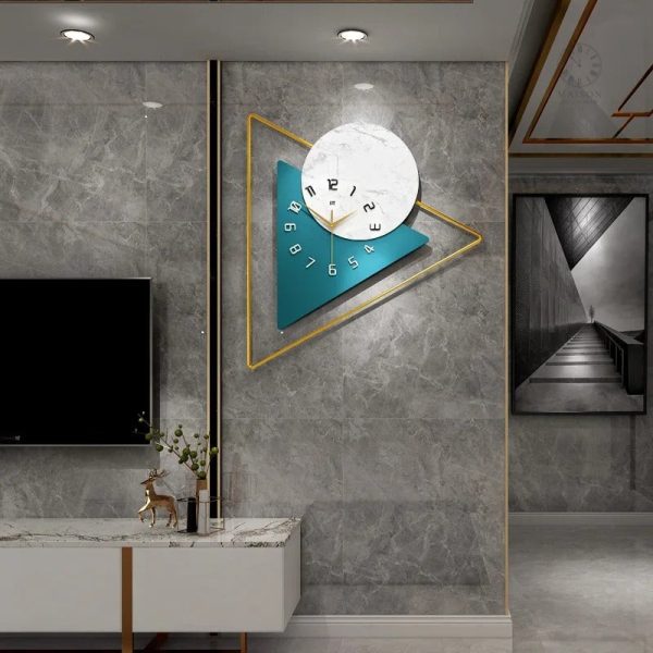 horloge-en-metal-1 Horloge en métal design moderne murale