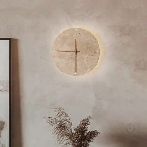 Horloge en Pierre Naturelle design luxe