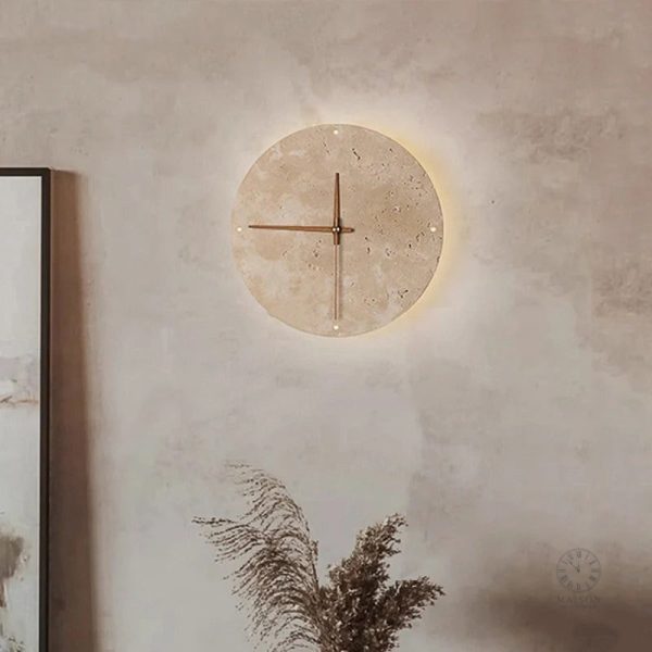 horloge-en-pierre-naturelle-1 Horloge en Pierre Naturelle design luxe