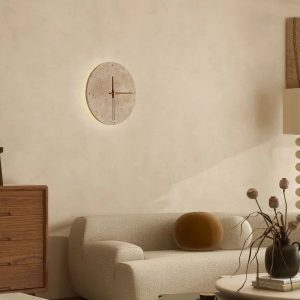 Horloge en pierre naturelle au style moderne