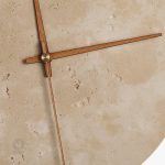 Horloge en pierre naturelle, accessoire de luxe