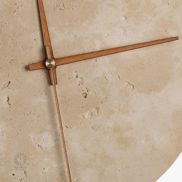 Horloge en pierre naturelle, accessoire de luxe