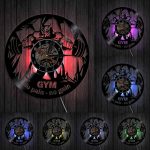 Horloge vinyle LED au design moderne et original