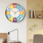 Horloge enfant apprentissage colorée et ludique