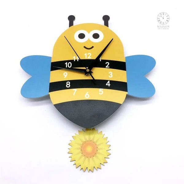 Horloge pédagogique enfant avec pendule