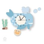 Pendule enfant avec couleurs vives et attrayantes