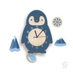 Horloge murale enfant avec pendule facile à lire