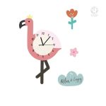 Pendule pour enfants avec motifs joyeux et colorés