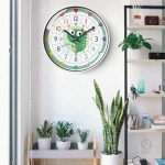 Horloge dinosaure pour chambre d'enfant amusante