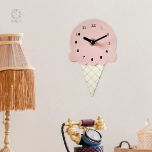 Horloge Enfant Glace au design ludique et coloré