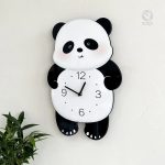Horloge panda au design mignon pour les petits