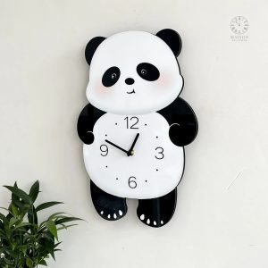 Horloge panda au design mignon pour les petits