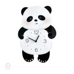 Horloge murale panda, accessoire décoratif pour enfants