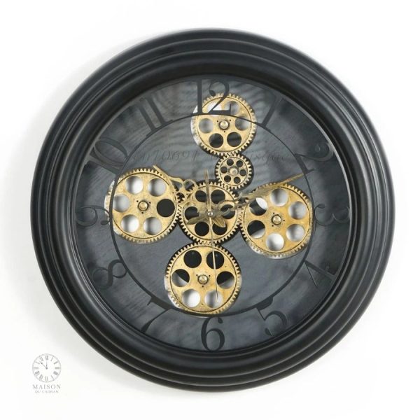 Horloge moderne à engrenages pour un intérieur tendance