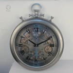 Horloge Engrenage Argent élégante et moderne