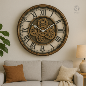Horloge Engrenage Mobile au design moderne et fonctionnel