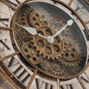Horloge décorative engrenage, ajout unique à votre intérieur