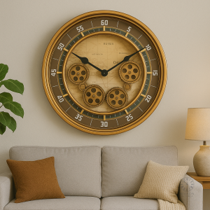 Horloge Steampunk à engrenages décoratifs