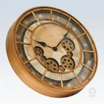 Design unique d'horloge Steampunk avec mécanismes apparents