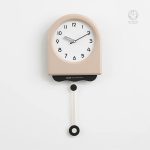 Horloge murale scandinave, esthétique raffinée