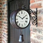 Horloge murale extérieure résistante aux intempéries
