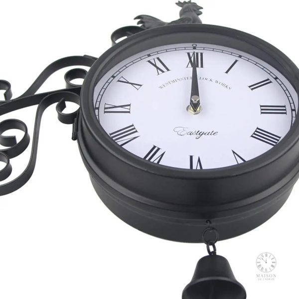 Horloge extérieure facile à lire avec grands chiffres