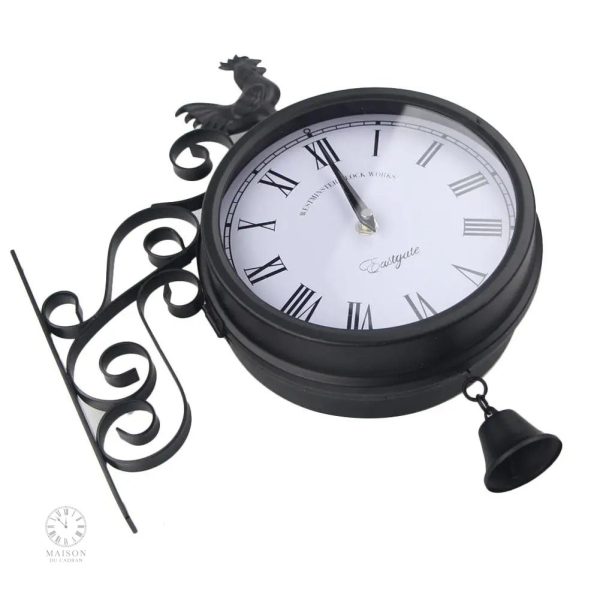 Horloge murale pour terrasse au look unique