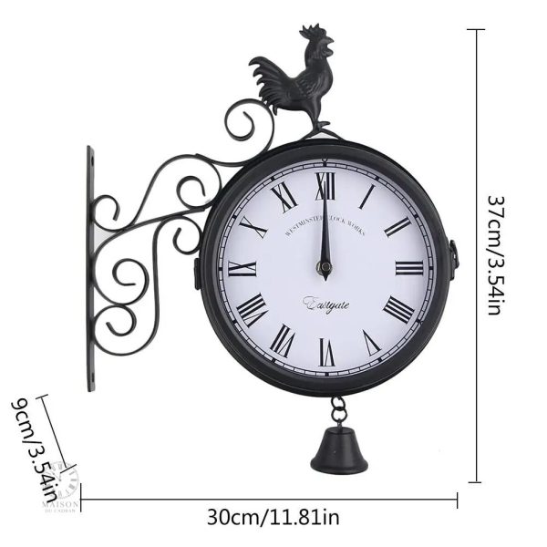 Horloge extérieure élégante pour embellir votre espace extérieur
