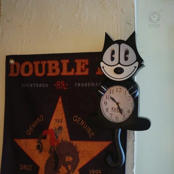 Horloge Felix Le Chat, ajout amusant pour votre intérieur