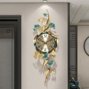 Horloge Fer Forgé murale design luxe