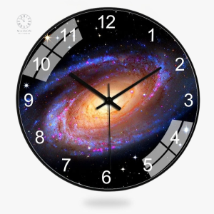 Horloge galaxie murale décorative moderne