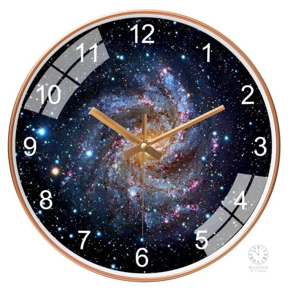 Horloge galaxie pour une touche cosmique