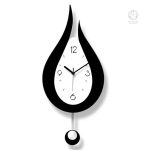 Horloge design goutte d'eau pour un intérieur chic
