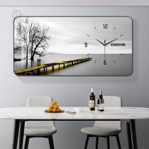 Horloge murale décorative grand format
