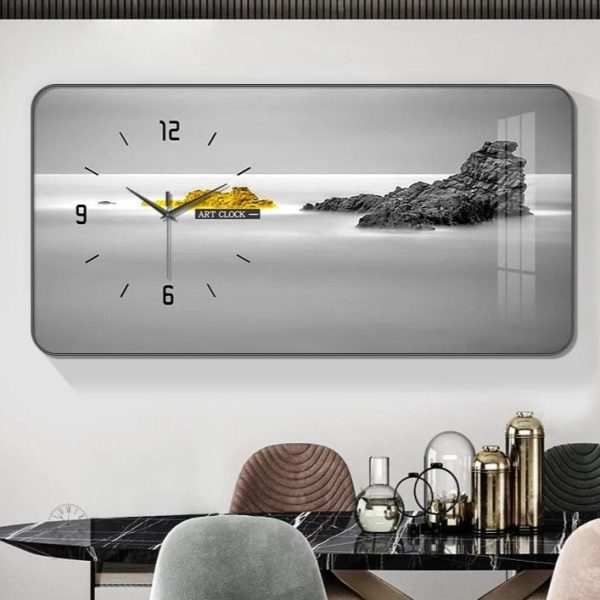 Horloge murale élégante pour salon
