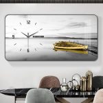 Horloge décorative grand format en bois