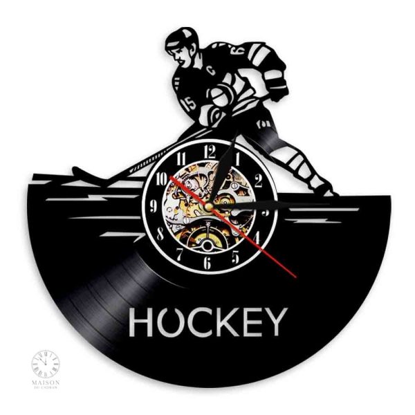 horloge-hockey-1 Horloge vinyle design hockey