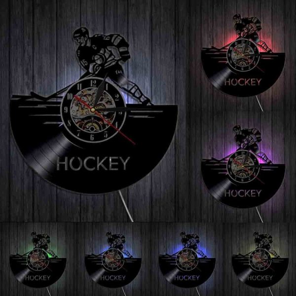 horloge-hockey-led-1 Horloge LED de hockey au design moderne et lumineux