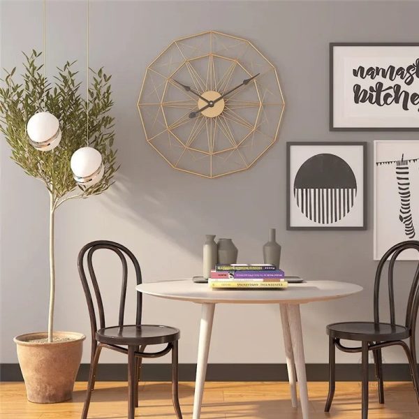 Horloge au look vintage pour décoration intérieure