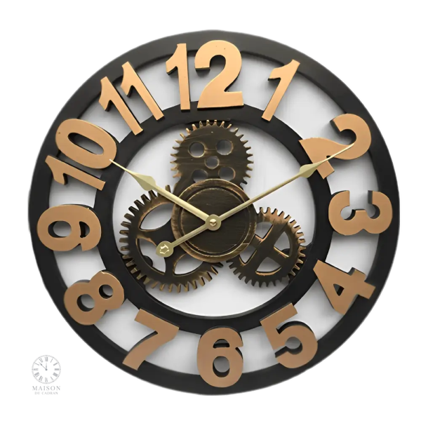 Horloge murale unique pour loft moderne