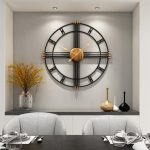 Horloge industrielle XXL au design moderne et élégant