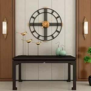 Horloge murale XXL au look vintage et industriel