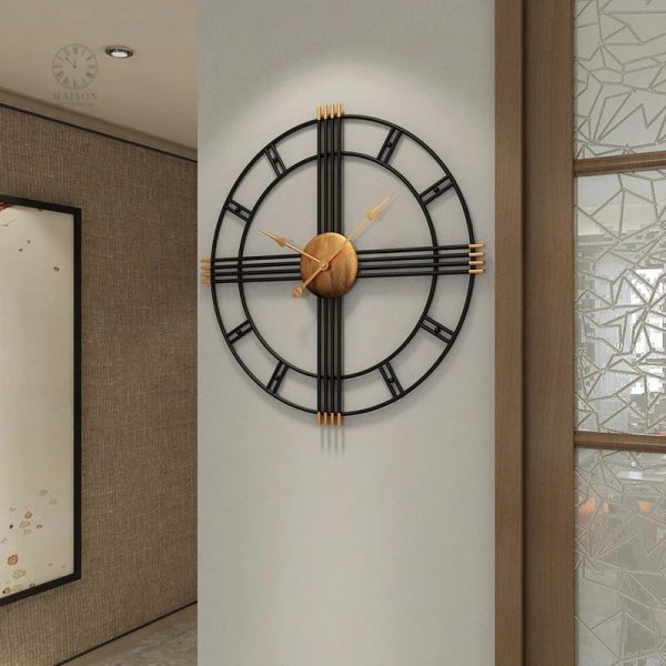 Horloge décorative XXL, fusion de style et fonctionnalité